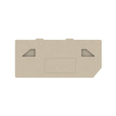Weidmuller End plate, dark beige, 69.1 x 2.5mm Weidmuller